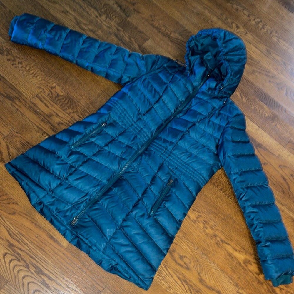 Lands’ End down parka